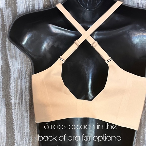 NWT 2 Pack Comfort Seamless Bra, Cross Back Adjustable Bralet, For Women A-C Cup - Picture 5 of 16